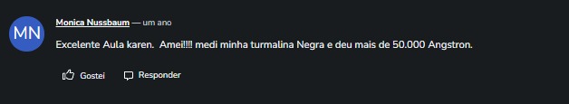 Depoimento de aluna